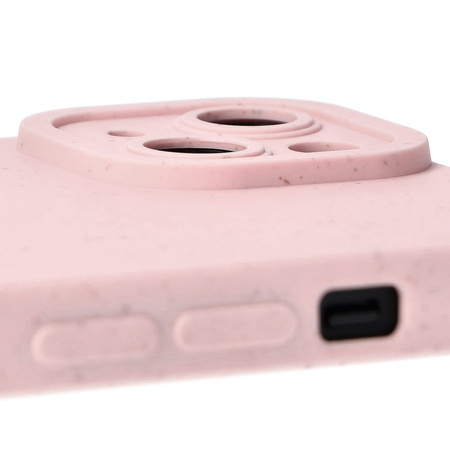 Ekologiczne etui Bizon Bio-Case do iPhone 14, różowe