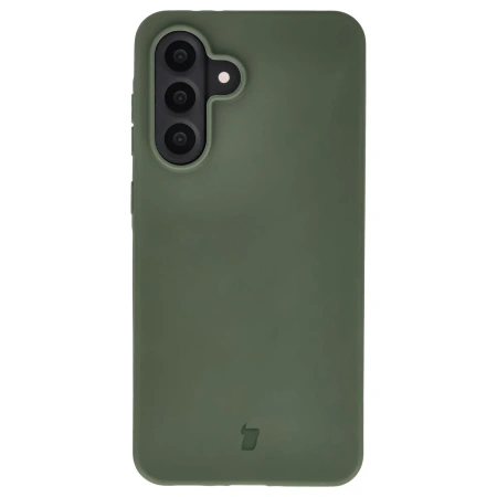 Etui z recyklingu Bizon Case ReLeaf do Galaxy A56 5G, ciemnozielone