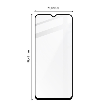 Szkło hartowane Bizon Glass Edge 2 do Vivo Y76 5G / Y35 / Y22s / Y16, czarne