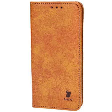 Etui z klapką Bizon Case Pocket Pro do Google Pixel 9 / 9 Pro, brązowe