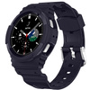 Etui z paskiem Bizon Strap + Case Watch Action do Galaxy Watch 4 / 5 44 mm, granatowe