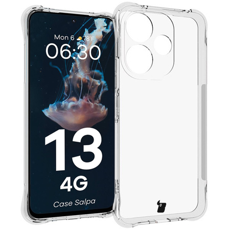 Elastyczne etui Bizon Case Salpa do Xiaomi Redmi 13 4G, przezroczyste