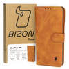 Etui z klapką Bizon Case Pocket do OnePlus 12R, brązowe