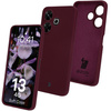 Silikonowe etui Bizon Soft Case do Xiaomi Redmi 13 4G, ciemnofioletowe