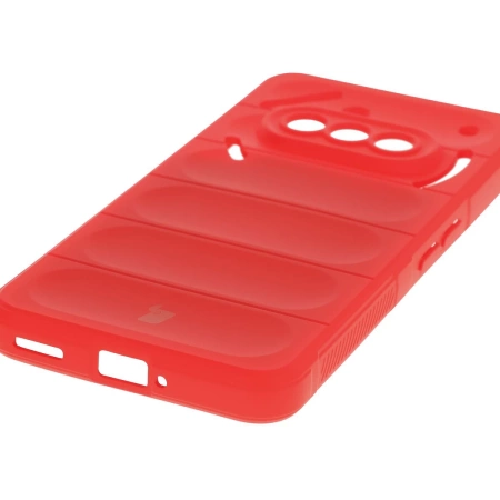 Pancerne etui Bizon Case Tur do Nothing Phone (3a), czerwone