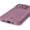 Pancerne etui Bizon Case Tur do iPhone 15 Pro, jasnofioletowe