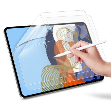 Folia imitująca papier Bizon Film Tab Papirus Duo do iPad Air 13" 2025 / 2024, 2 sztuki