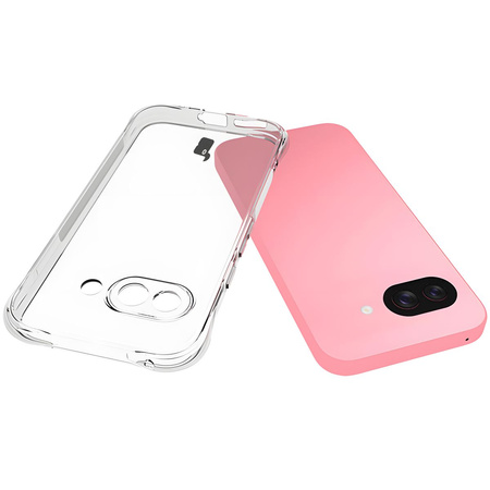 Elastyczne etui Bizon Case Salpa do Google Pixel 9a, przezroczyste
