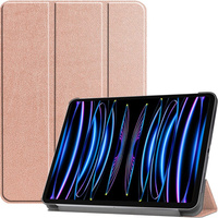 Etui Bizon Case Tab Croc do Apple iPad Pro 11 2022/2021/2020/2018, różowozłote