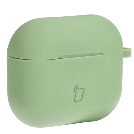Etui Bizon Case Headphone Silicone do AirPods 3, miętowe