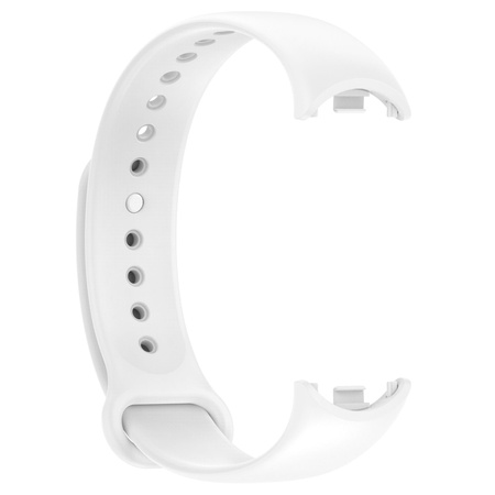 Pasek Bizon Strap Watch Dots do Xiaomi Mi Smart Band 8, biały