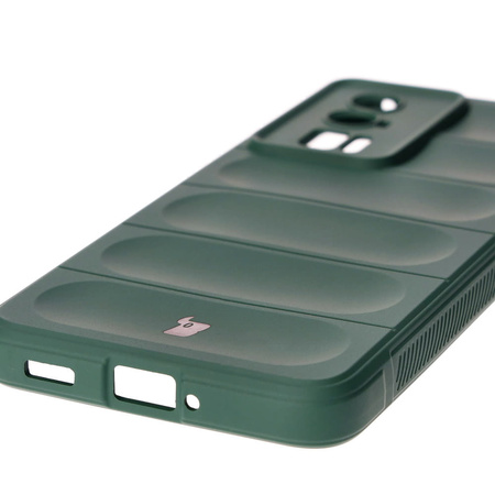 Pancerne etui Bizon Case Tur do Xiaomi Poco F5 Pro, ciemnozielone