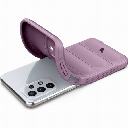 Pancerne etui Bizon Case Tur do Galaxy A23 4G / 5G, jasnofioletowe