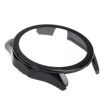 Etui Bizon Case+Glass Watch do Huawei Watch GT 4 46 mm, czarne