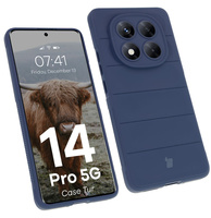Pancerne etui Bizon Case Tur do Xiaomi Redmi Note 14 Pro 5G / Poco X7, granatowe