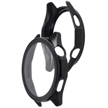 Etui ze szkłem do zegarka Bizon Case+Glass Watch do Huawei Watch GT6 46 mm, czarne