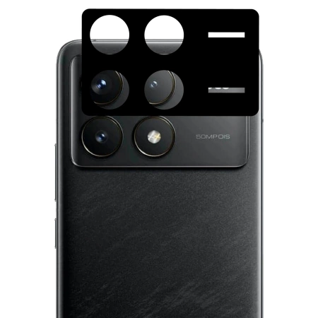 2x Szkło + szybka na aparat Bizon Edge Pack do Xiaomi POCO F6 Pro