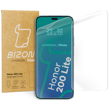 Folia hydrożelowa na ekran Bizon Glass Hydrogel Front Duo do Honor 200 Lite, 2 sztuki