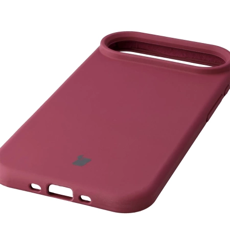 Silikonowe etui Bizon Soft Case do iPhone Air, ciemnofioletowe