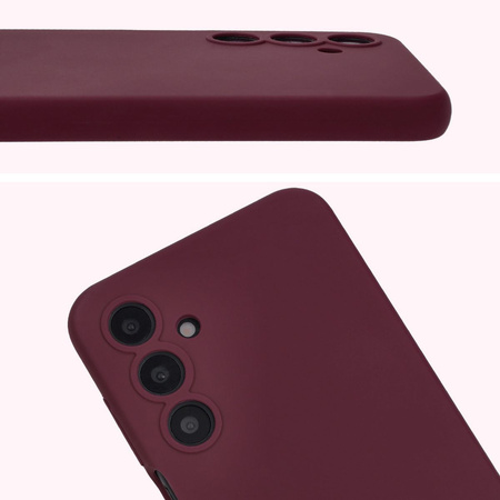 Silikonowe etui Bizon Soft Case do Galaxy A16 4G/5G, ciemnofioletowe