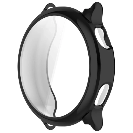 Etui z osłoną ekranu Bizon Case Watch Felipe do Garmin Vivoactive 6, czarne