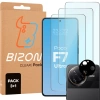 3x Szkło + szybka na aparat Bizon Clear 2 Pack do Xiaomi Redmi 14C 4G