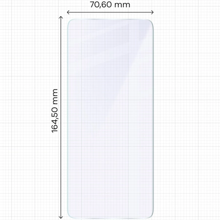 Elastyczne szkło hybrydowe Bizon Glass Mule do iPhone 16 Plus