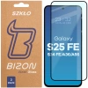 Szkło hartowane Bizon Glass Edge Duo do Galaxy S25 FE / S24 FE / A36 5G / A56 5G, czarna ramka, 2 sztuki