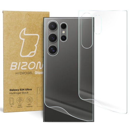 Folia hydrożelowa na tył Bizon Glass Hydrogel Back Duo, Galaxy S24 Ultra, 2 sztuki