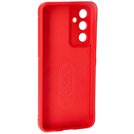 Pancerne etui Bizon Case Tur do Galaxy M55 5G, czerwone