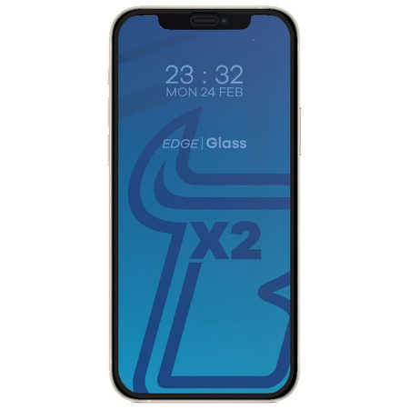 2x Szkło + szybka na aparat Bizon Edge Pack do iPhone 12