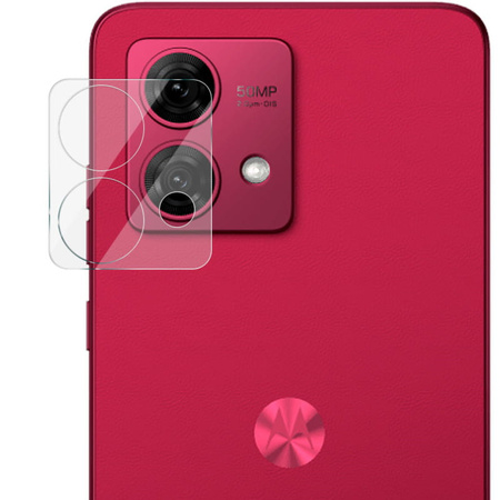 Szkło na aparat Bizon Glass Silk Lens do Motorola Moto G84 5G, 2 sztuki