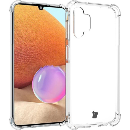 Etui + 2x szkło Bizon Case Clear Pack do Galaxy A13 4G, przezroczyste