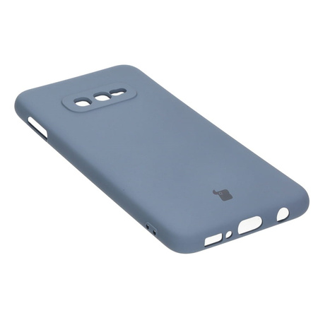 Etui Bizon Case Silicone do Galaxy S10e, szare