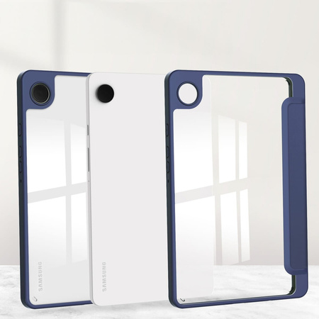 Etui Bizon Case Tab Clear Matt do Galaxy Tab A9, granatowe
