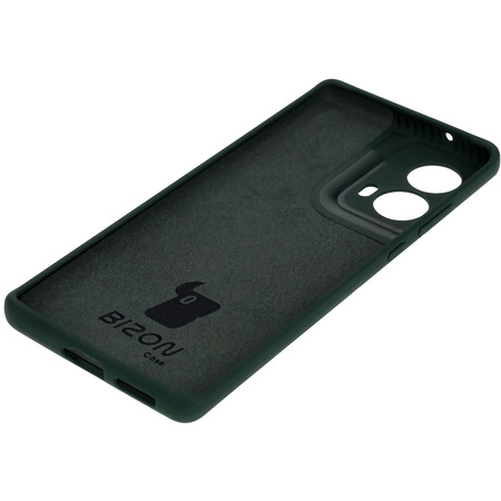 Silikonowe etui Bizon Soft Case do Motorola Moto G85 5G, ciemnozielone