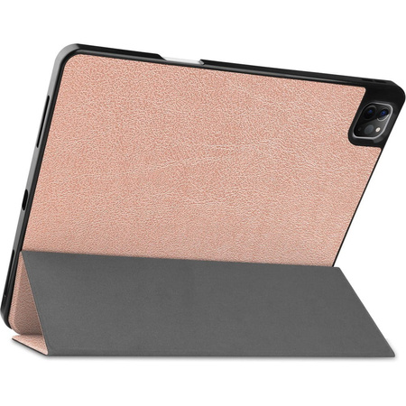 Etui Bizon Case Tab Lizard do Apple iPad Pro 12.9 2022/2021/2020/2018, różowozłote