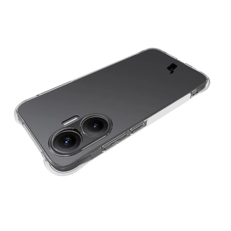 Elastyczne etui + 2x szkło hartowane Bizon Case Clear Pack do Xiaomi POCO F7