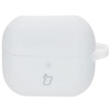 Silikonowe etui z karabińczykiem Bizon Case Headphone Silicone do Galaxy Buds 3/3 Pro, białe