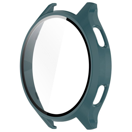 Etui Bizon Case+Glass Watch do Xiaomi Watch 2, zielone