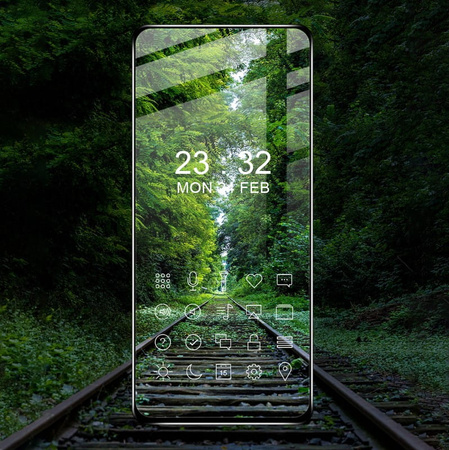 Szkło hartowane Bizon Glass Edge do Moto G51 5G, czarne