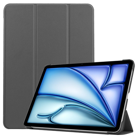 Etui Bizon Case Tab Croc do iPad Air 13" 2025 / 2024, szare