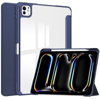 Etui Bizon Case Tab Clear Matt do iPad Pro 13" 2025 / 2024, ciemnozielone