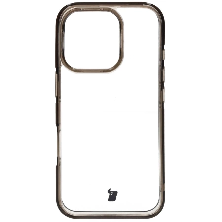 Etui Bizon Case Halo do iPhone 16 Pro, przydymione-czarne