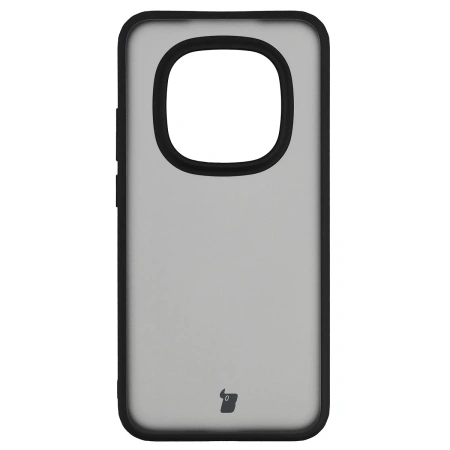 Etui Bizon Case Angelo do Xiaomi Redmi Note 15 Pro 5G, przydymione z czarną ramką