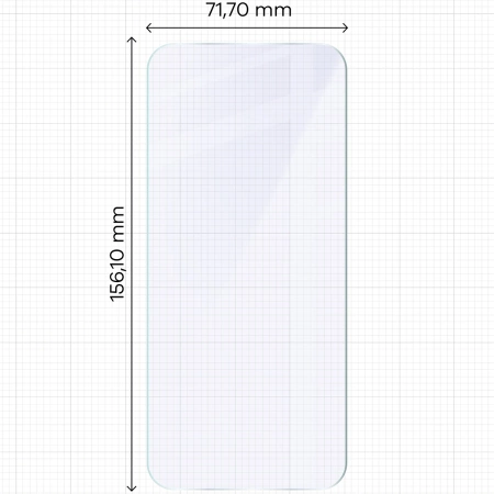 Elastyczne szkło hybrydowe Bizon Glass Mule do Honor 400 Pro