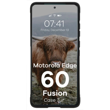 Pancerne etui Bizon Case Tur do Motorola Edge 60 / 60 Fusion, czarne