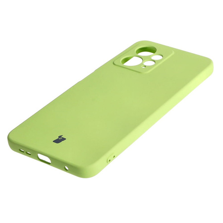 Etui Bizon Case Silicone do Xiaomi Redmi Note 12 4G, jasnozielone