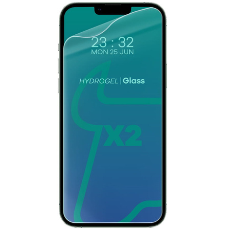 Folia hydrożelowa na ekran Bizon Glass Hydrogel Front Duo do iPhone 13 Pro Max, 2 sztuki