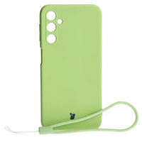 Etui Bizon Case Silicone do Samsung Galaxy A24 4G, jasnozielone